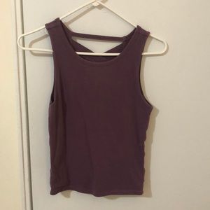 American Eagle Lattice Back Tank Top